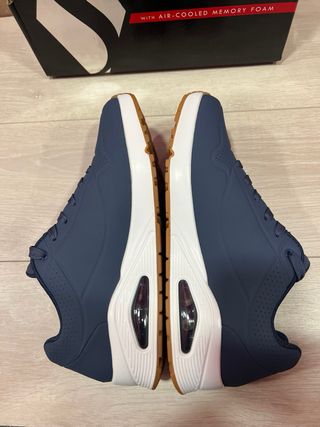 Zapatillas Skechers Hombre Talla 45 Azul Marino