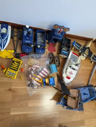 Playmobil Variado: Barcos, Coches y Más