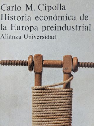 Historia económica Europa preindustrial-CM Cipolla