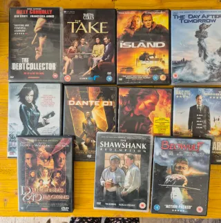 Lote 11 Películas DVD Acción y Aventura