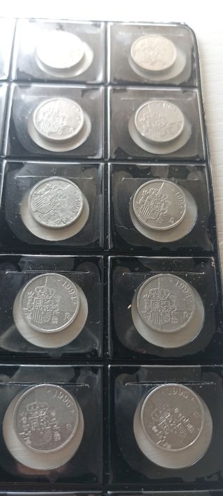 Lote 48 monedas 1 Peseta (1989-1999)