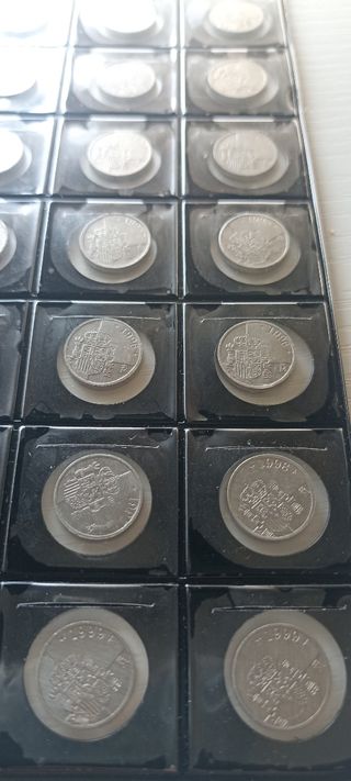 Lote 48 monedas 1 Peseta (1989-1999)
