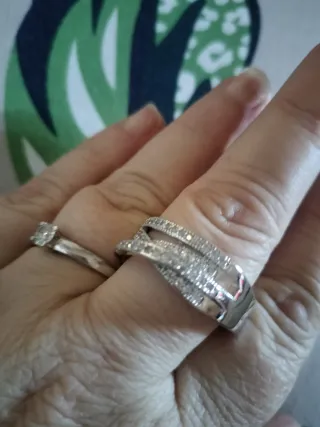 Anillo Plata Circonitas Talla 29
