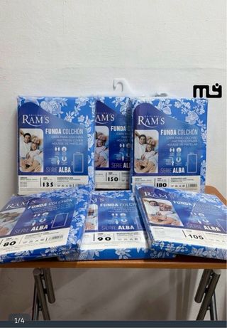 2 Fundas Protectoras Colchón RAM'S Serie Alba 90cm