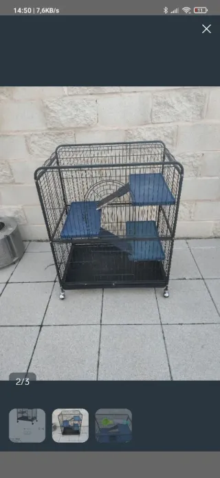 Jaula para chinchillas, roedores o hurones