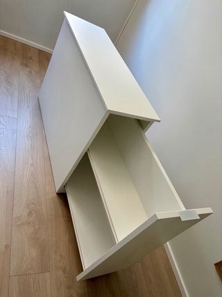 Arcón extraíble lacado blanco