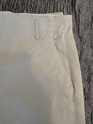 Pantalón recto Zara beige