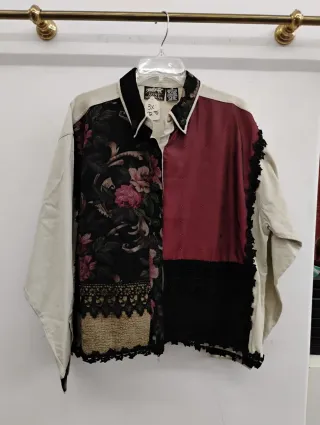 Camisa Negra Silk Road Treasure Talla M