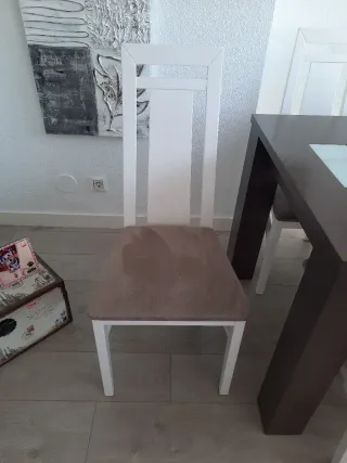 Conjunto mesa y 6 sillas comedor