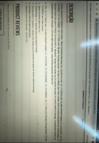 Punhos Harley Davidson Defiance Preto/Prata