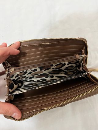 Portafoglio liu jo marrone