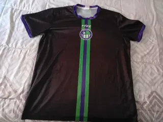 Camiseta Málaga Futsal Negra y Morada