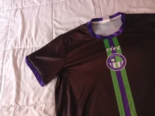Camiseta Málaga Futsal Negra y Morada