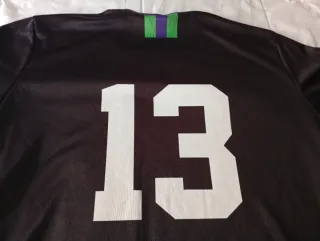 Camiseta Málaga Futsal Negra y Morada