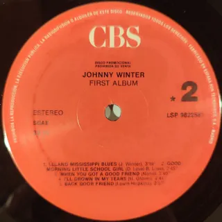 Vinilo Johnny Winter - The First Album