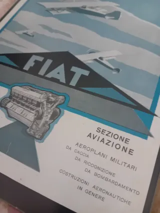 Stampa Fiat Aviazione 1927 - Riproduzione Vintage