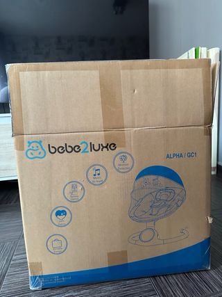 Mecedora bebé gris Marca BebeLuxe