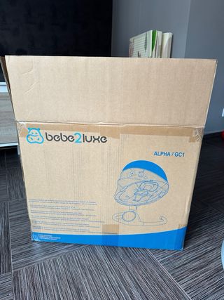 Mecedora bebé gris Marca BebeLuxe