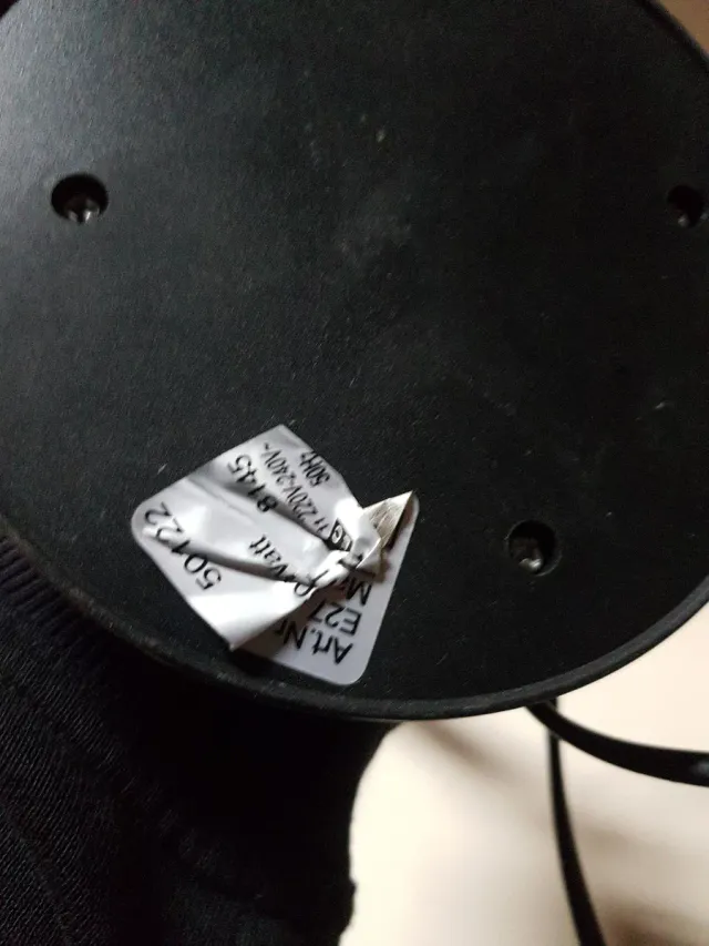 Lámpara de escritorio azul