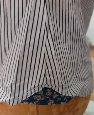 Camisa de rayas para mujer