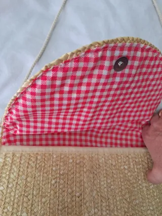 Bolso de rafia Women'secret