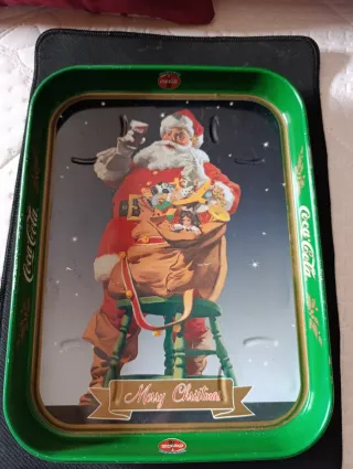 Vassoio Coca-Cola Vintage Natalizio