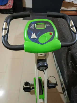 Bicicleta Estática Plegable Verde