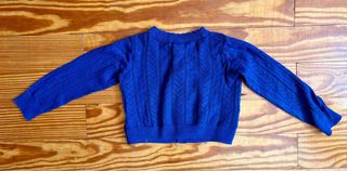 Chaqueta Gap pointelle azul marino