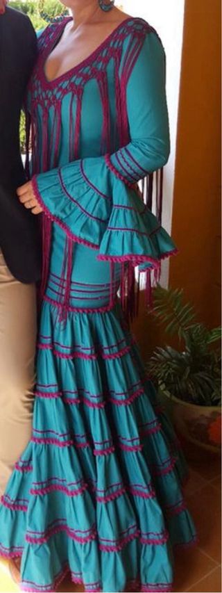 Traje de Flamenca canastero