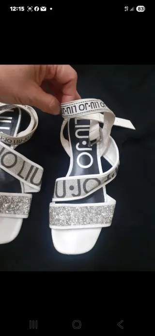 Sandali Liu Jo donna bianchi e argento