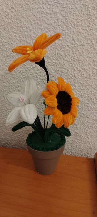 Flores de Limpiapipas - Hechas a Mano