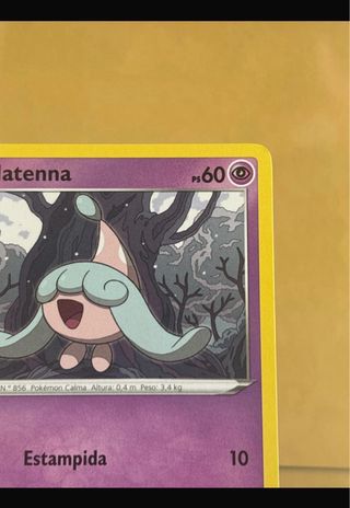Carta Pokémon Hatenna Básico 60 PS