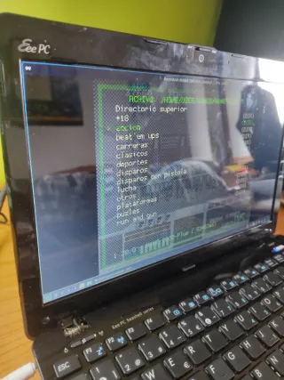 Portátil Asus Eee PC Retro Gaming