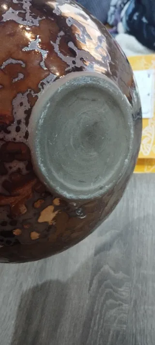 Centro de mesa cerámica esmaltada