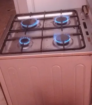 Cocina gas 4 fogones y horno