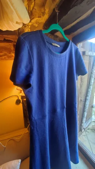 Vestido Pennyblack azul 50% lana