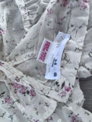 Dos bodies de zara mellizas gemelas 6 meses(68cm)