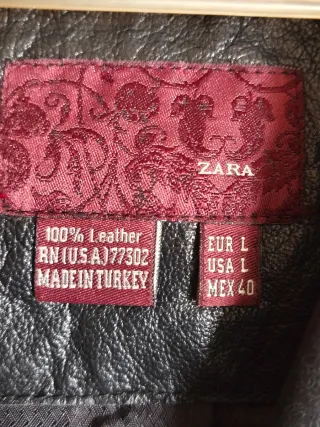 Chaqueta de piel hombre tres cuartos