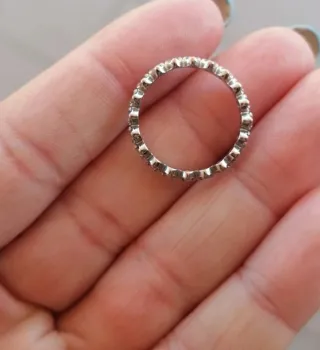 Anello Eternity Argento S925 Zirconi