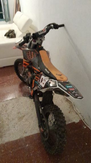 KTM 65 Motocross Naranja y Negra