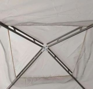 Carpa Jardín 3x3m - Cenador Blanco/Negro