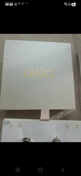 Orecchini Pendenti Liu Jo Argento e Nero