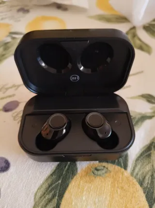 Auriculares Inalámbricos Espejo Negro/Plata