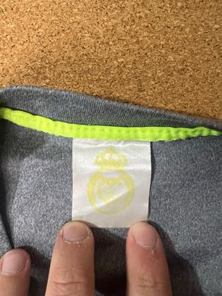 Maglietta Calcio Real Madrid Adidas Grigia