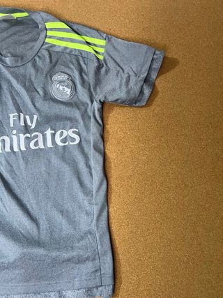 Maglietta Calcio Real Madrid Adidas Grigia