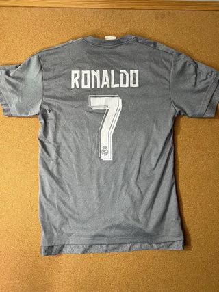 Maglietta Calcio Real Madrid Adidas Grigia