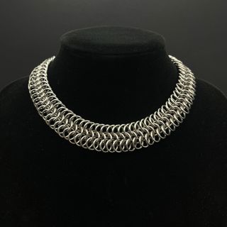 Cadena elegante acero inoxidable hecha a mano