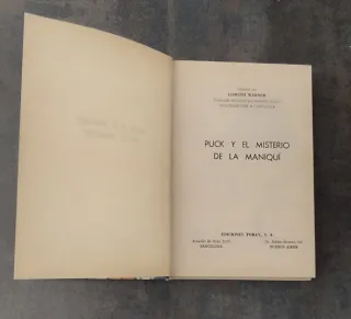PUCK Y EL MISTERIO DE LA MANIQUÍ