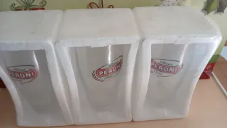 Set 3 Bicchieri Birra Peroni