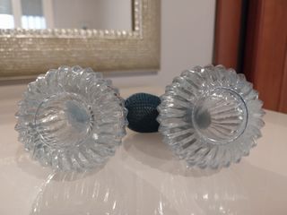 2 flaconi profumo vetro vintage atomizzatore